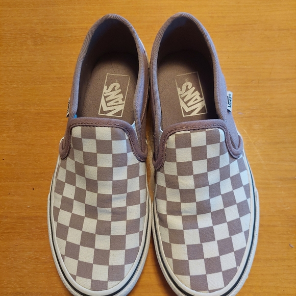 VANS Smokey Purple Asher Slip-on size 7 NWOB - Picture 2 of 4